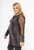Picture of PLUS SIZE ELEGANT TOP WITH CHIFFON SLEEVES